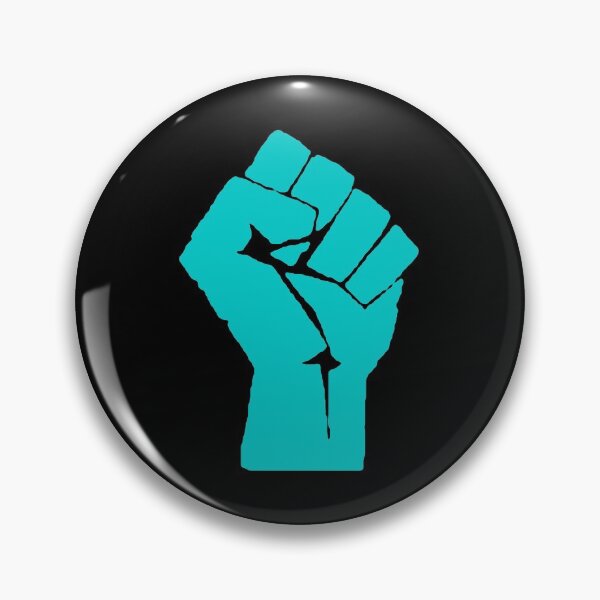 Item preview, Black Lives Matter Fist Teal designed and sold by Lauren  paige.