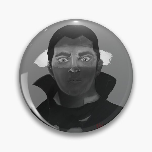 Item preview, Dracula Vampire Black and White designed and sold by ChrisChoDraws.