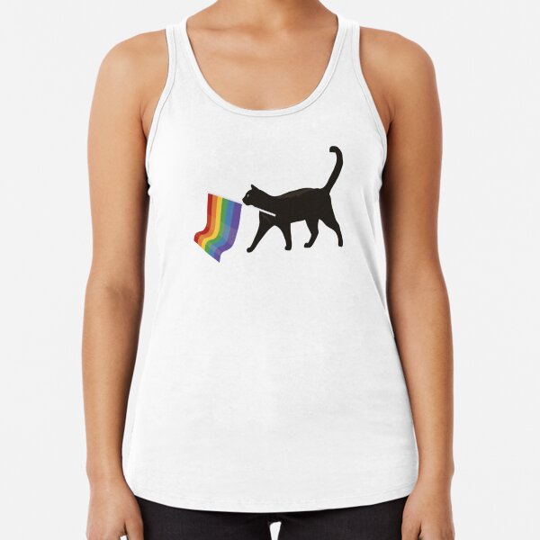 LGBTQ Sports Bra Gay Pride Tank Top Rainbow Tank Work Out Top 