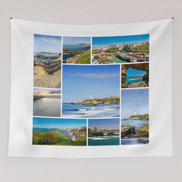 Item preview, Biarritz photocollage designed and sold by Gaël FONTAINE.