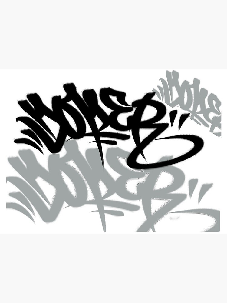 Dope Graffiti Tag Art Board Print By Hideous1 Redbubble