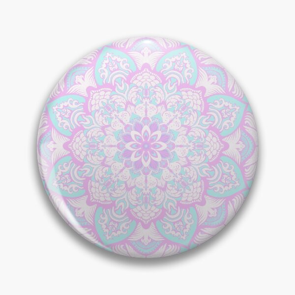 Item preview, light violet mandala designed and sold by MandalaFlowerArt.