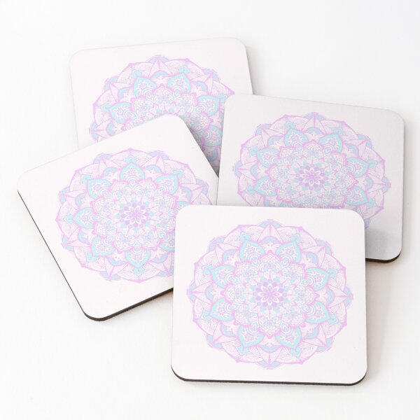 Item preview, light violet mandala designed and sold by MandalaFlowerArt.