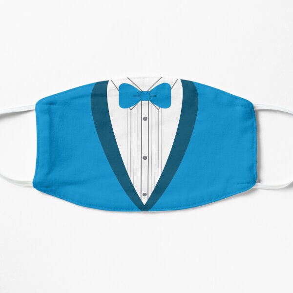 Blue Tuxedo Flat Mask