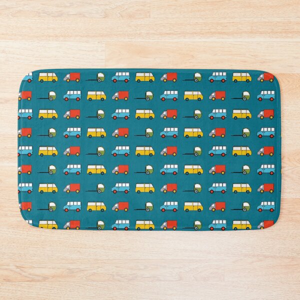 Item preview, Turquoise, Red and Yellow Trucks designed and sold by shadowbright.