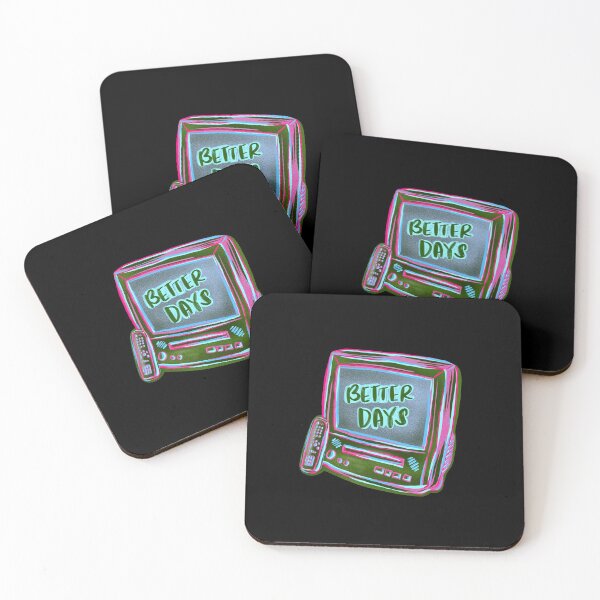 Item preview, Better Days - Pink & Green  designed and sold by The Brandwitch Shop.
