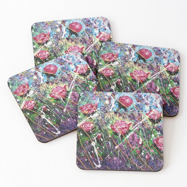 Item preview, Abstract Multi-Color Flowers designed and sold by LivingArtBrenda.