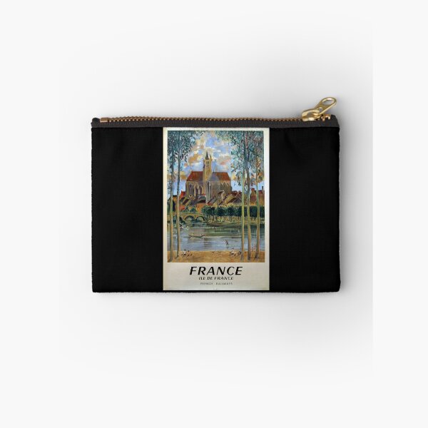 Item preview, Ile de France vintage travel poster designed and sold by stickart-marek.