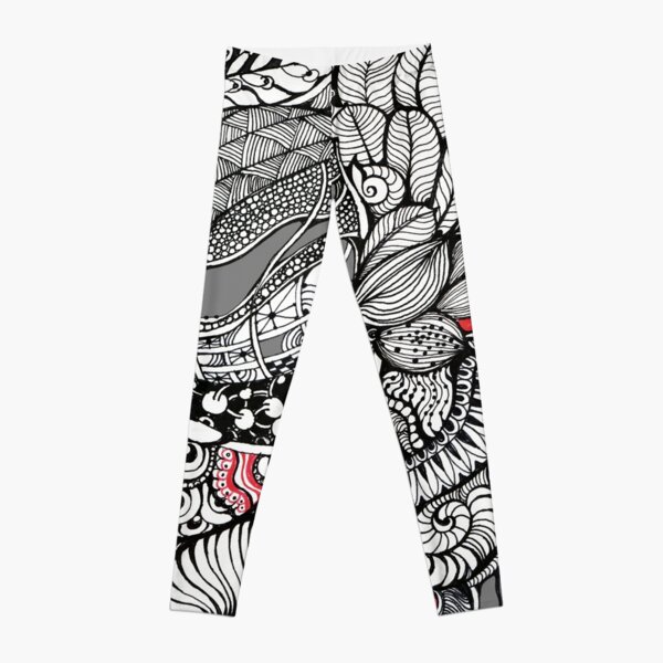 18 Black White Abstract Art - RegiaArt Leggings, polyester, spandex –  REGIAART