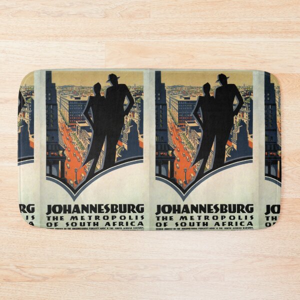 Item preview, Johannesburg the metropolis of South Africa vintage travel poster designed and sold by stickart-marek.