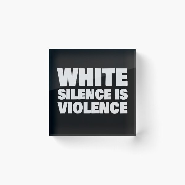 Item preview, White silence is VIOLENCE designed and sold by ThingsShop.