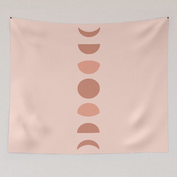 Item preview, Moon Phase Lunar Cycle Artwork Living Room Wall Art designed and sold by ChezM1989.