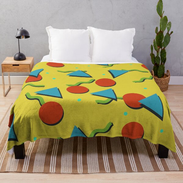Item preview, 80s Space Yellow │ Pattern │ Shapes designed and sold by JoeClarkArt.