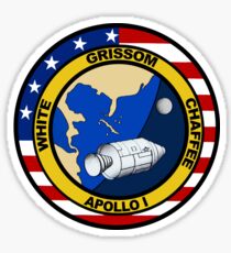 Apollo 1 Mission Logo Sticker