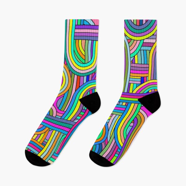 Item preview, Colorful Abstract Psychedelic Maze Art designed and sold by Alondra.