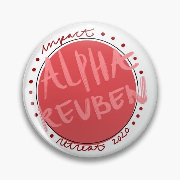 Item preview, Alpha Reuben circle sticker designed and sold by b-kcreates.