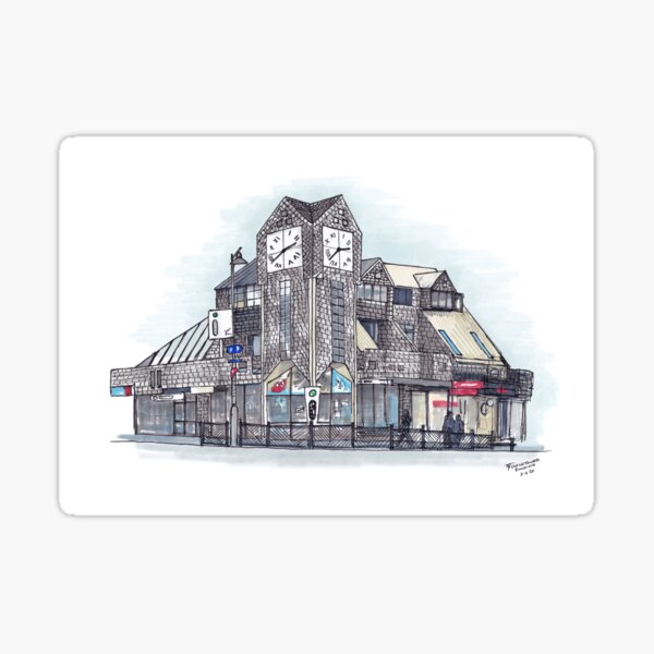 Item preview, Queenstown Clocktower Building designed and sold by Tom Napper Design.