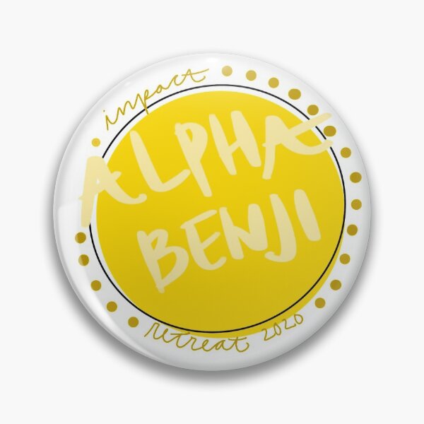 Item preview, Alpha Benji circle sticker  designed and sold by b-kcreates.