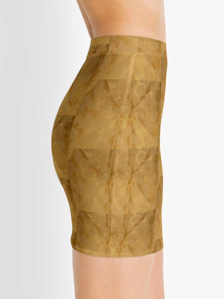 Alternate view of Dipped in Gold Mini Skirt