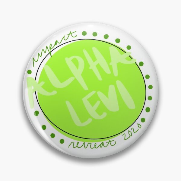 Item preview, Alpha Levi circle sticker  designed and sold by b-kcreates.