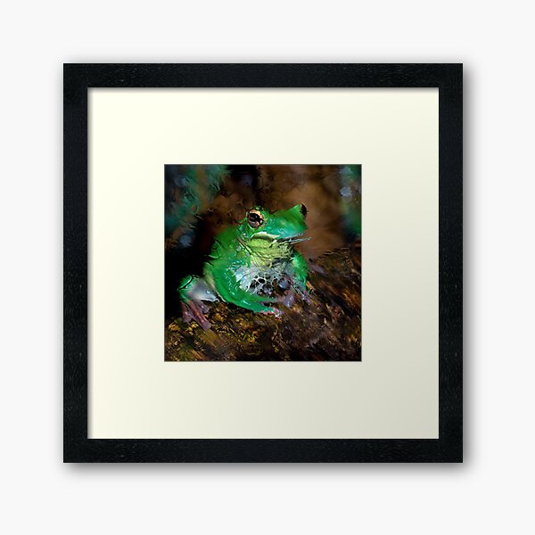 Fractured Spring 4 Framed Art Print
