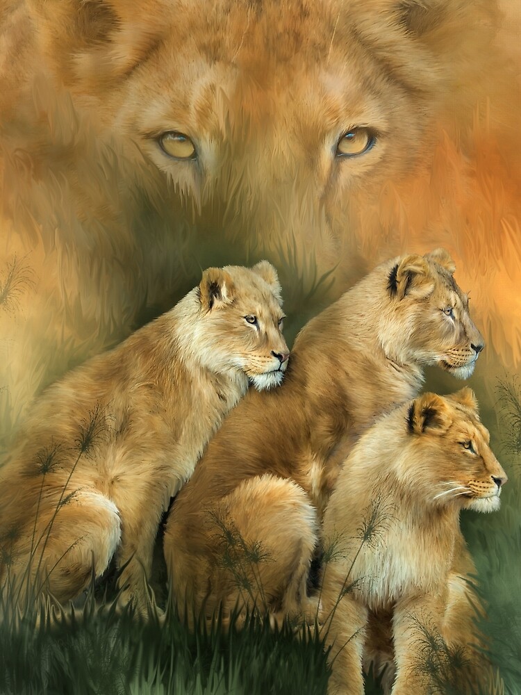 Sisterhood Of The Lions by carolcavalaris