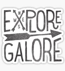 Explore Galore Sticker