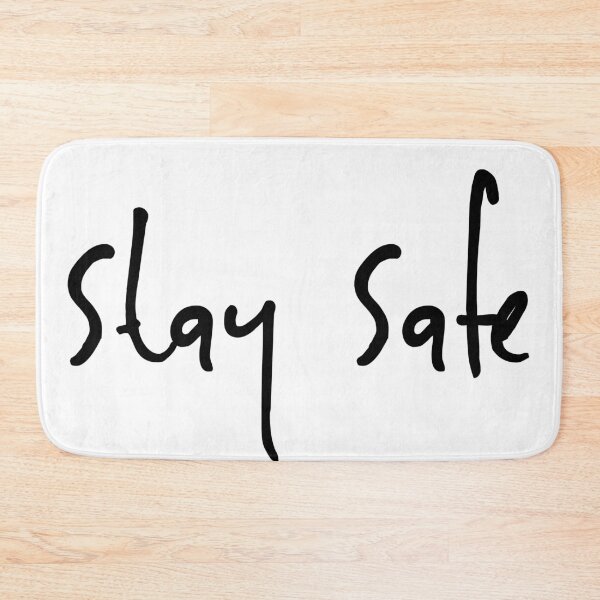 Item preview, Stay Safe, Safety First, Typography Safety Design. designed and sold by That Cheeky Tee.
