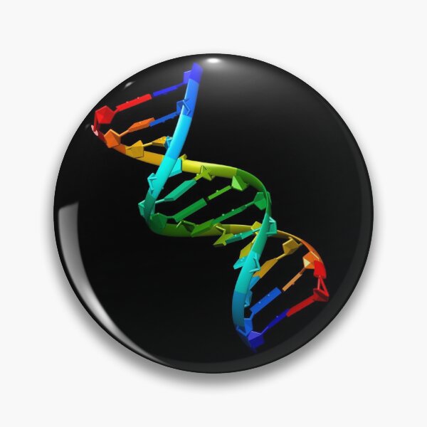 Item preview, DNA Double Helix with Black Background designed and sold by MoLecULaR-biO.