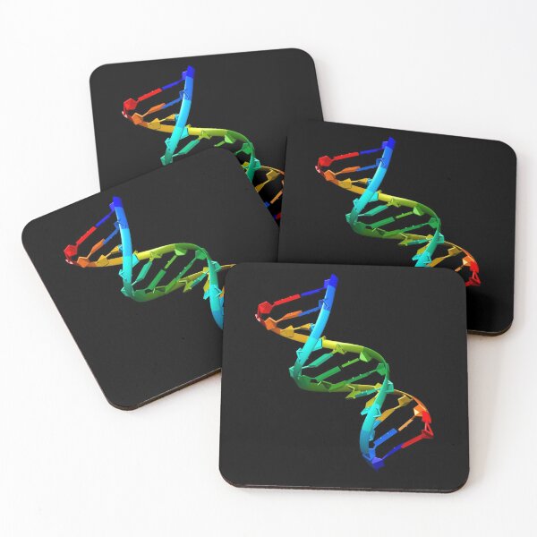 Item preview, DNA Double Helix with Black Background designed and sold by MoLecULaR-biO.