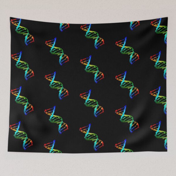 Item preview, DNA Double Helix with Black Background designed and sold by MoLecULaR-biO.