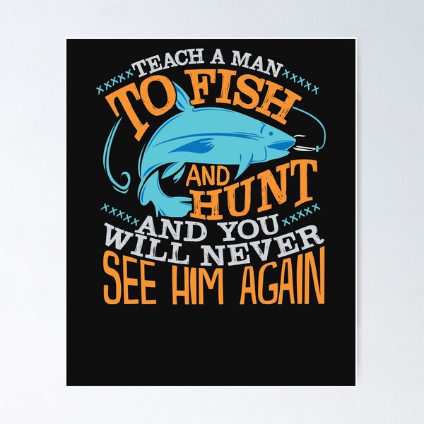 Funny fishing with dynamite!  Poster for Sale by Matthew Todd