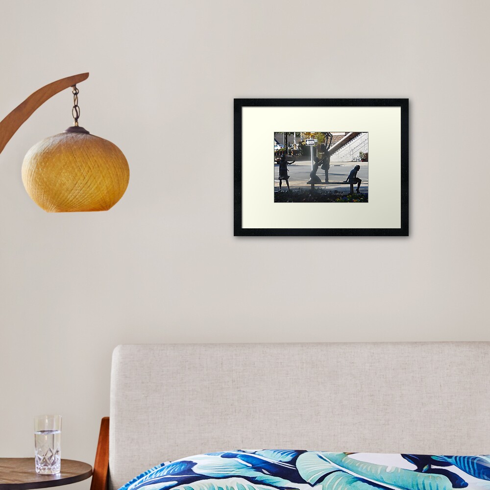 CRM - 4 Little Girls Framed Art Print