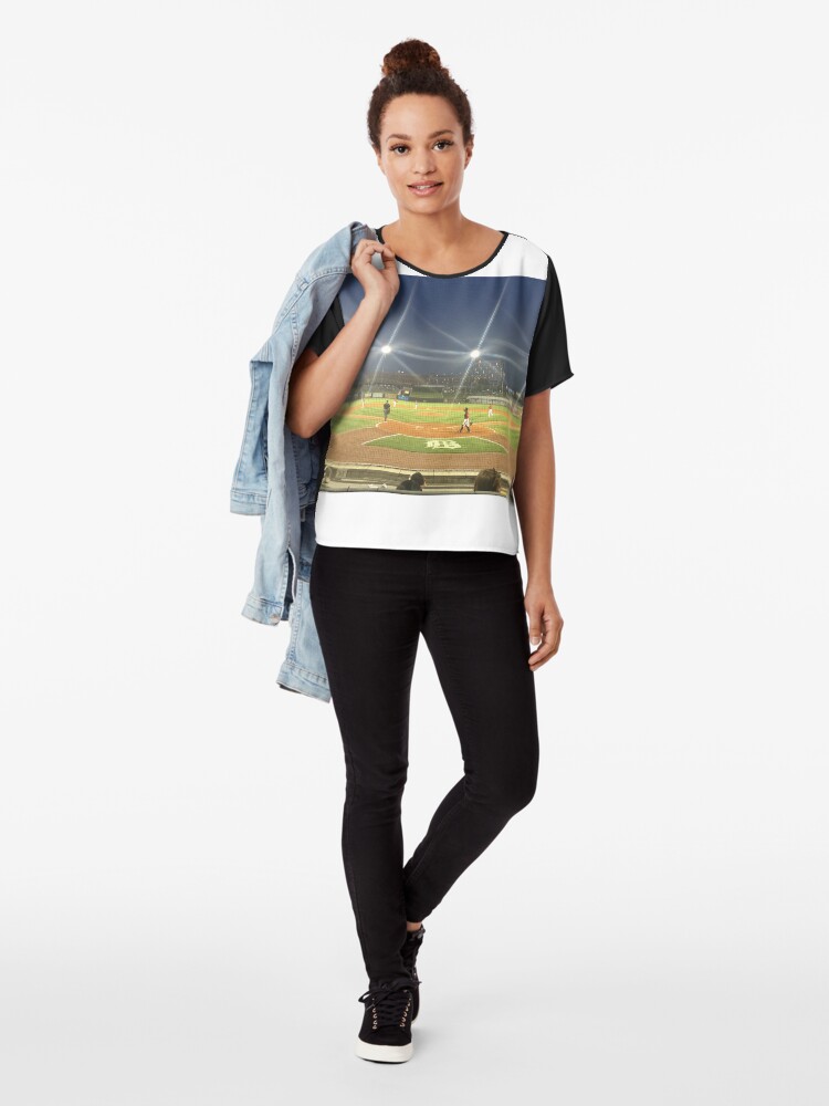 Alternate view of Take Me Out to the Ballgame Collection Chiffon Top