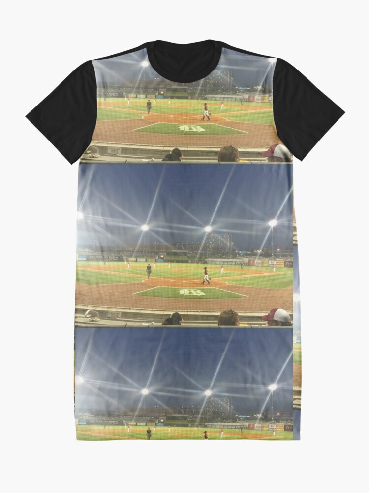 Alternate view of Take Me Out to the Ballgame Collection Graphic T-Shirt Dress