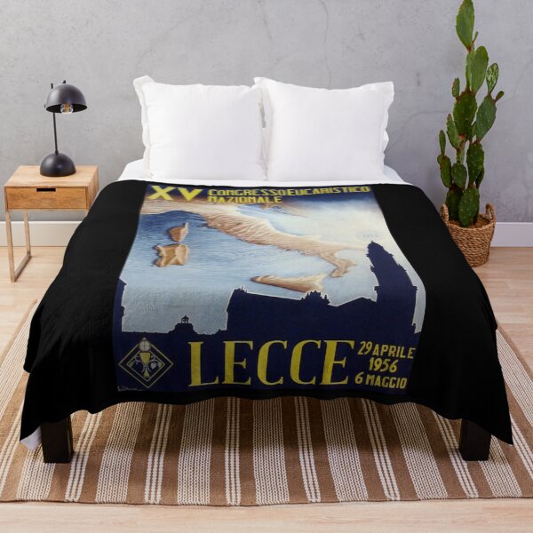 Item preview, Lecce 1956 vintage travel poster designed and sold by stickart-marek.