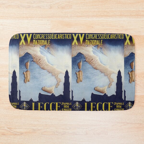 Item preview, Lecce 1956 vintage travel poster designed and sold by stickart-marek.