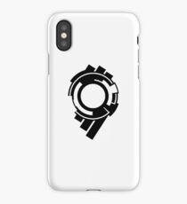 Section 9 (black print) iPhone Case
