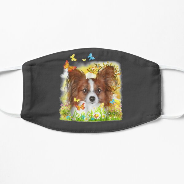 Papillon Dog Flat Mask