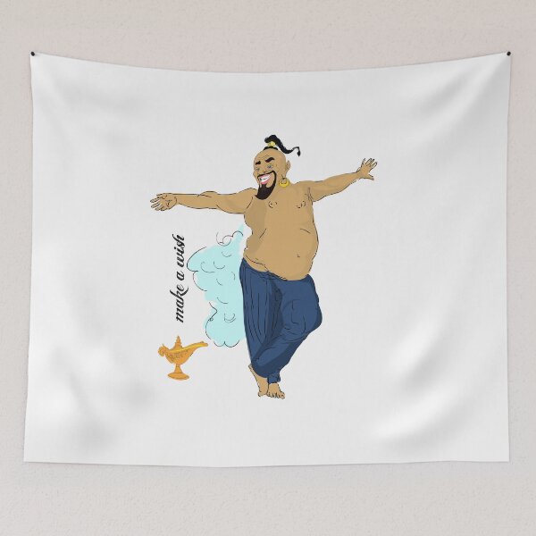 Item preview, genie coming out of a lamp t-shirt | genie coming out of a lamp poster  designed and sold by KARTICK DUTTA.