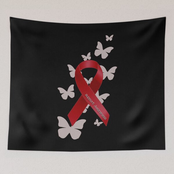 Item preview, Support Red Ribbon Awareness designed and sold by Alondra.