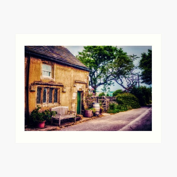 Lane to Midhope Cottage Art Print