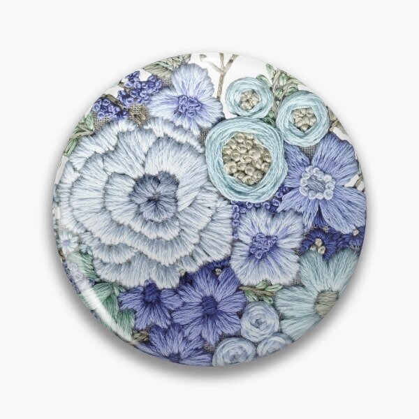 Item preview, Blue Floral Bouquet designed and sold by Stitch-In-Twine.