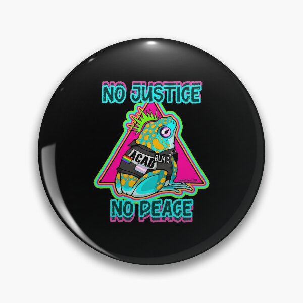 Item preview, No Justice No Peace Punk Frog designed and sold by taylorbrenda15.