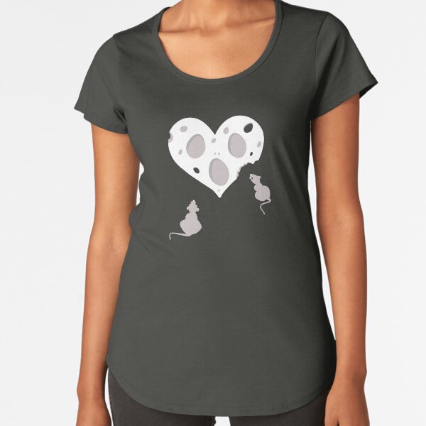 Who ate my cheese Premium Scoop T-Shirt