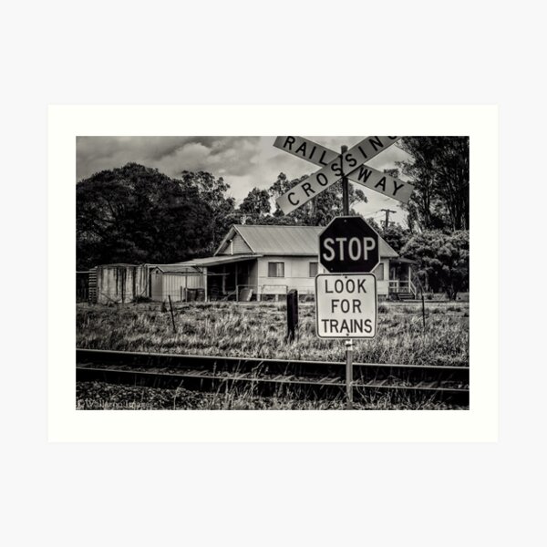 Look For Trains Art Print