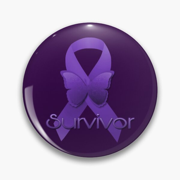 Item preview, Purple Awareness Ribbon Survivor designed and sold by Alondra.