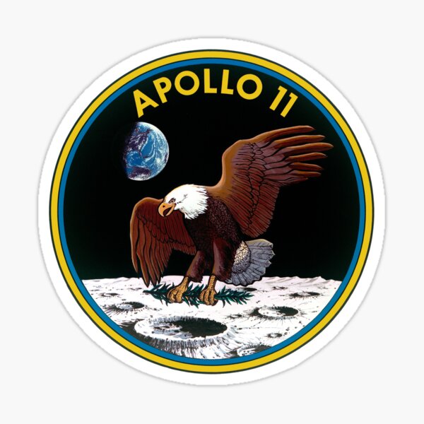 Apollo 11 Mission Logo Sticker