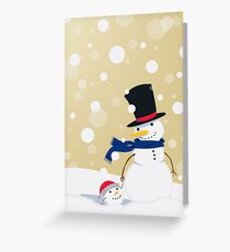 Father Frosty Greeting Card