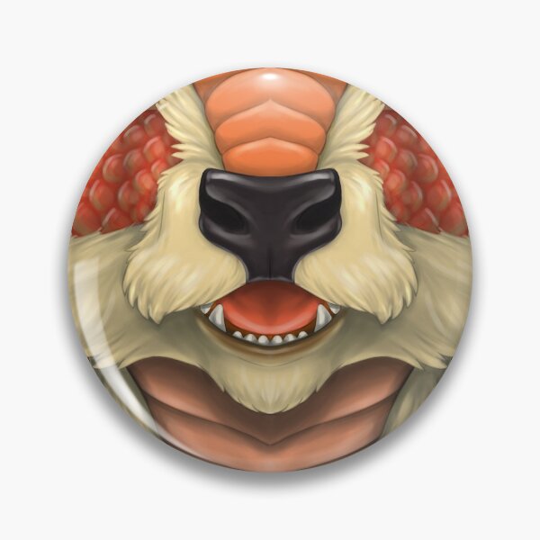 Item preview, Fiery Red Ki'rin Face designed and sold by SidianArts.